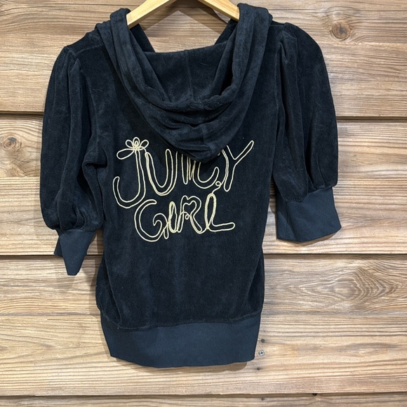 Vtg Juicy Girl Puff Sleeve Zip-Up - Picture 5 of 8